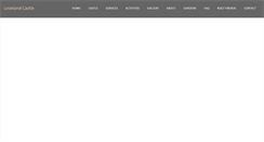 Desktop Screenshot of lovelandcastle.com